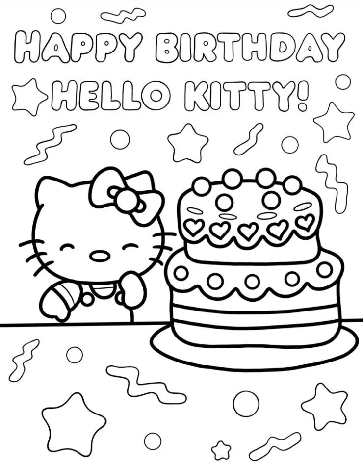 Hello Kitty para colorir (36)