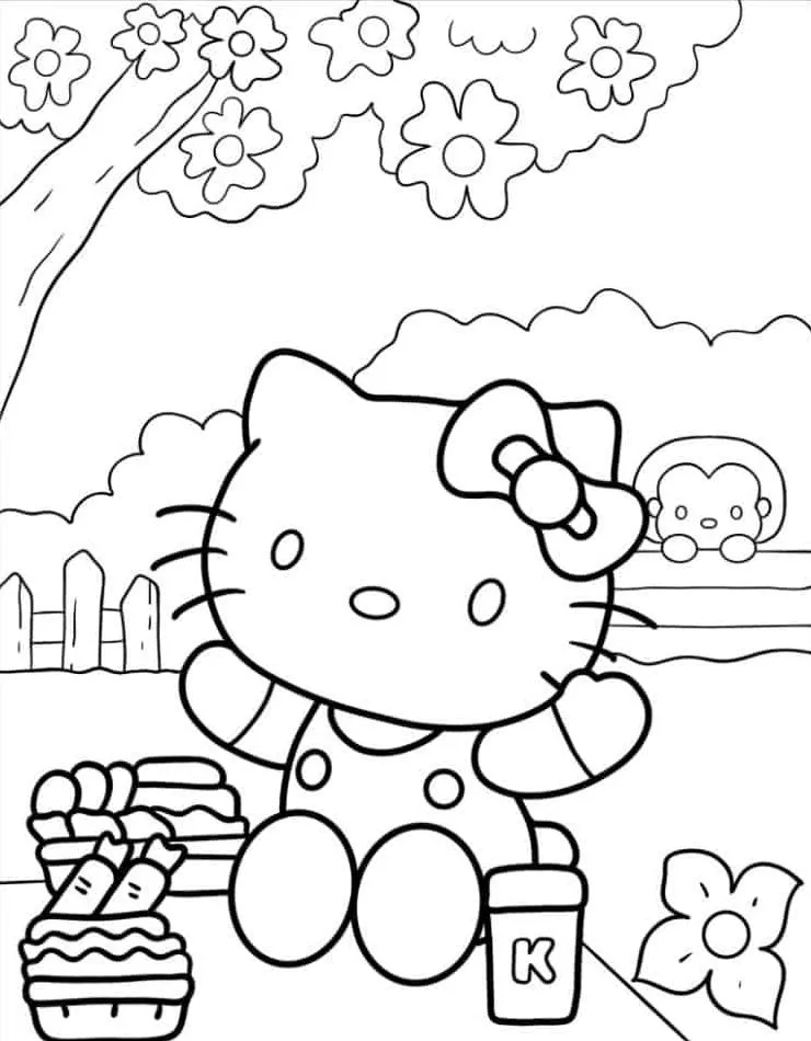 Hello Kitty para colorir (48)