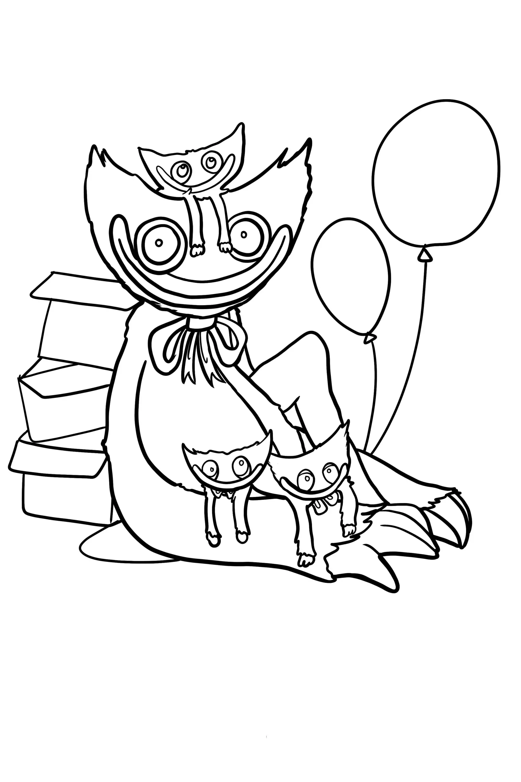 Huggy Wuggy para colorir (5)