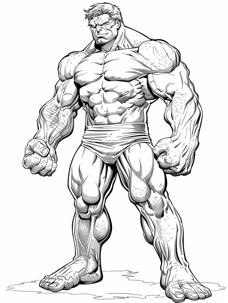 Hulk para colorir (1)