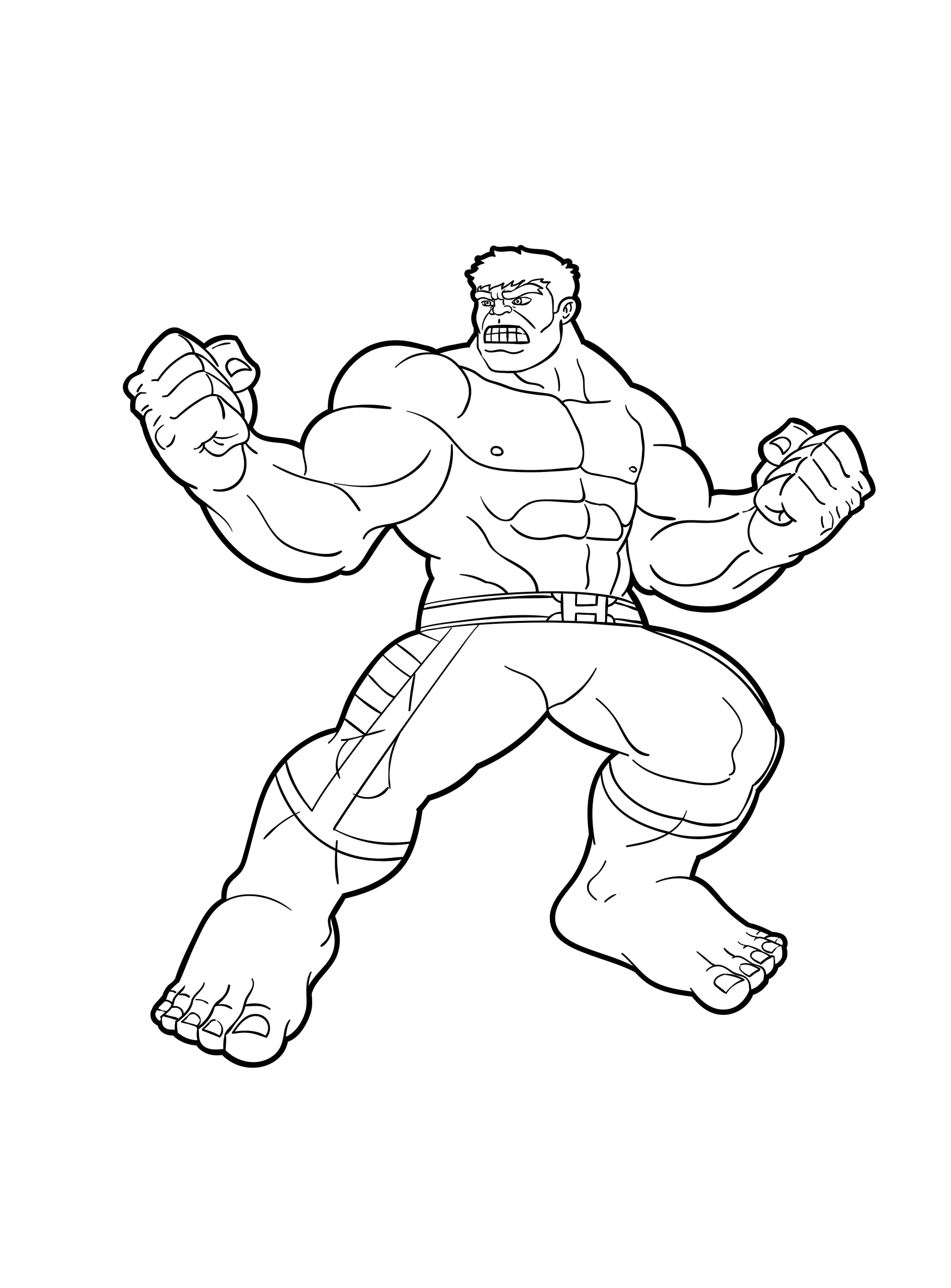 Hulk para colorir (10)