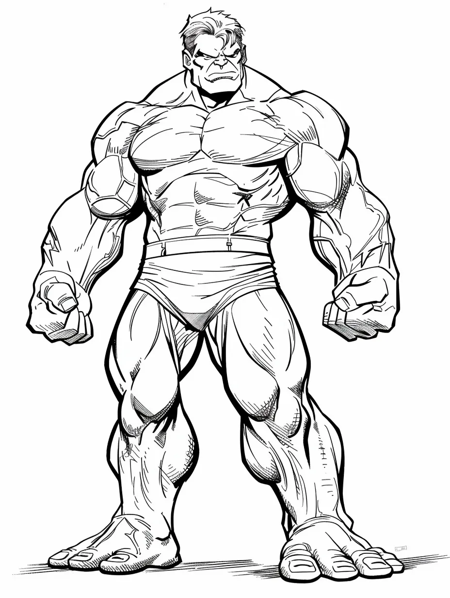 Hulk para colorir (3)