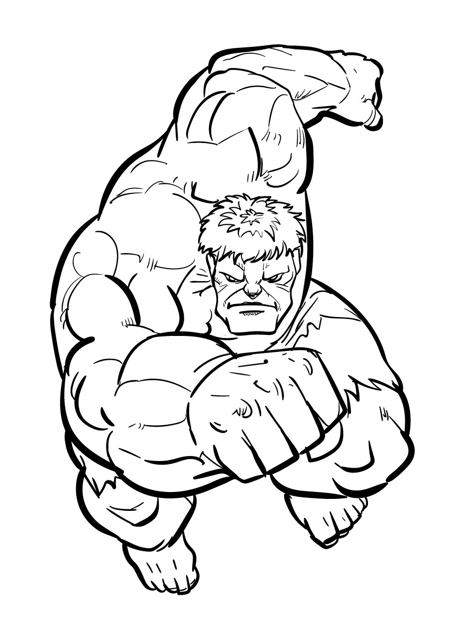 Hulk para colorir (32)