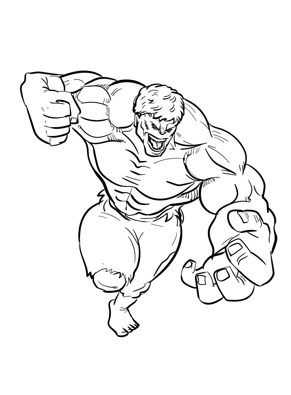 Hulk para colorir (33)