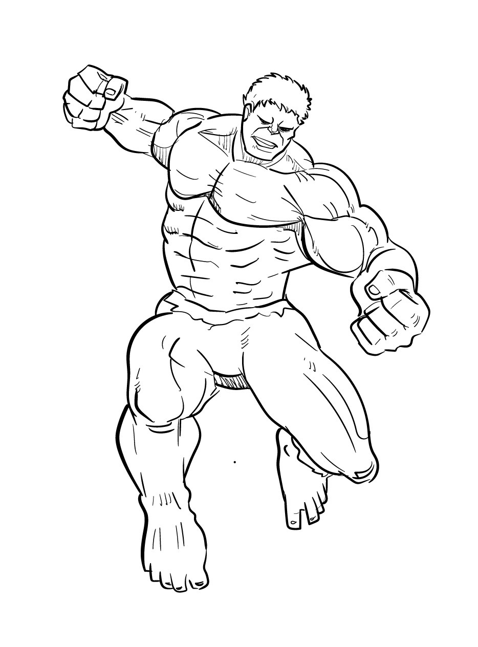 Hulk para colorir (34)