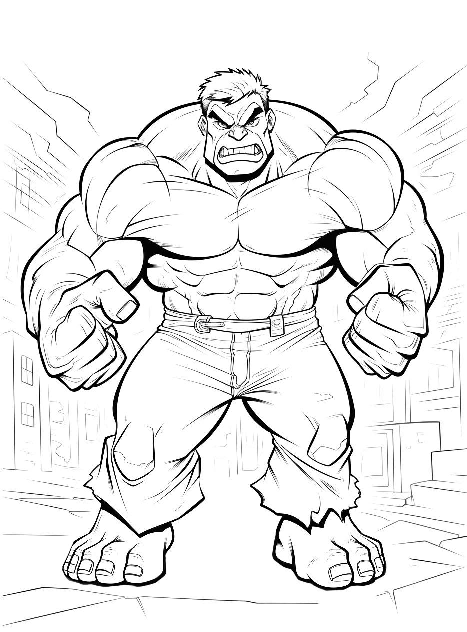 Hulk para colorir (36)