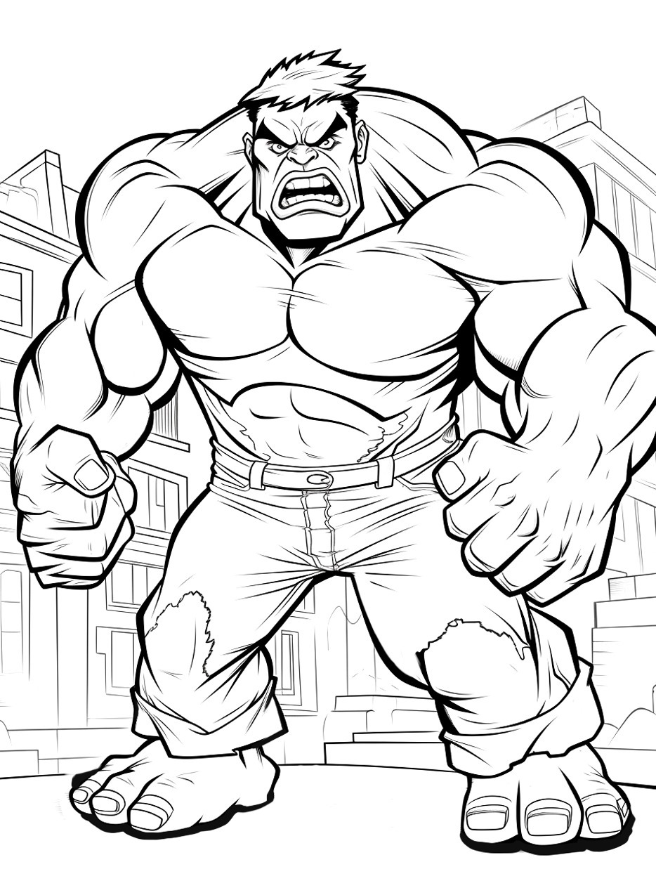 Hulk para colorir (37)