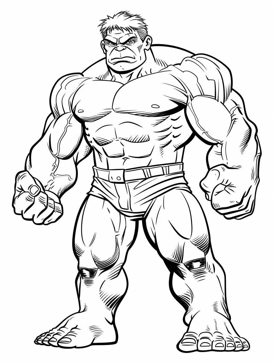 Hulk para colorir (38)