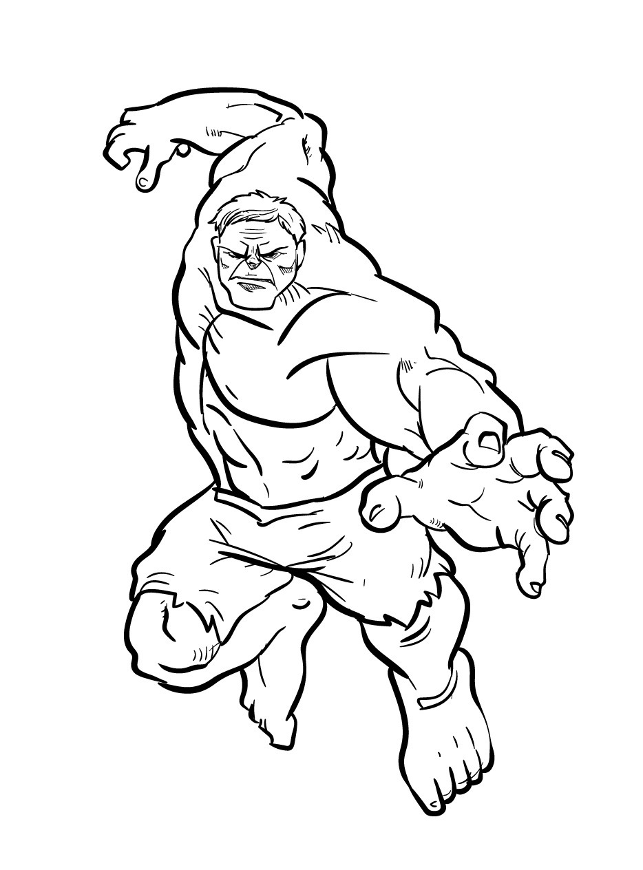 Hulk para colorir (9)