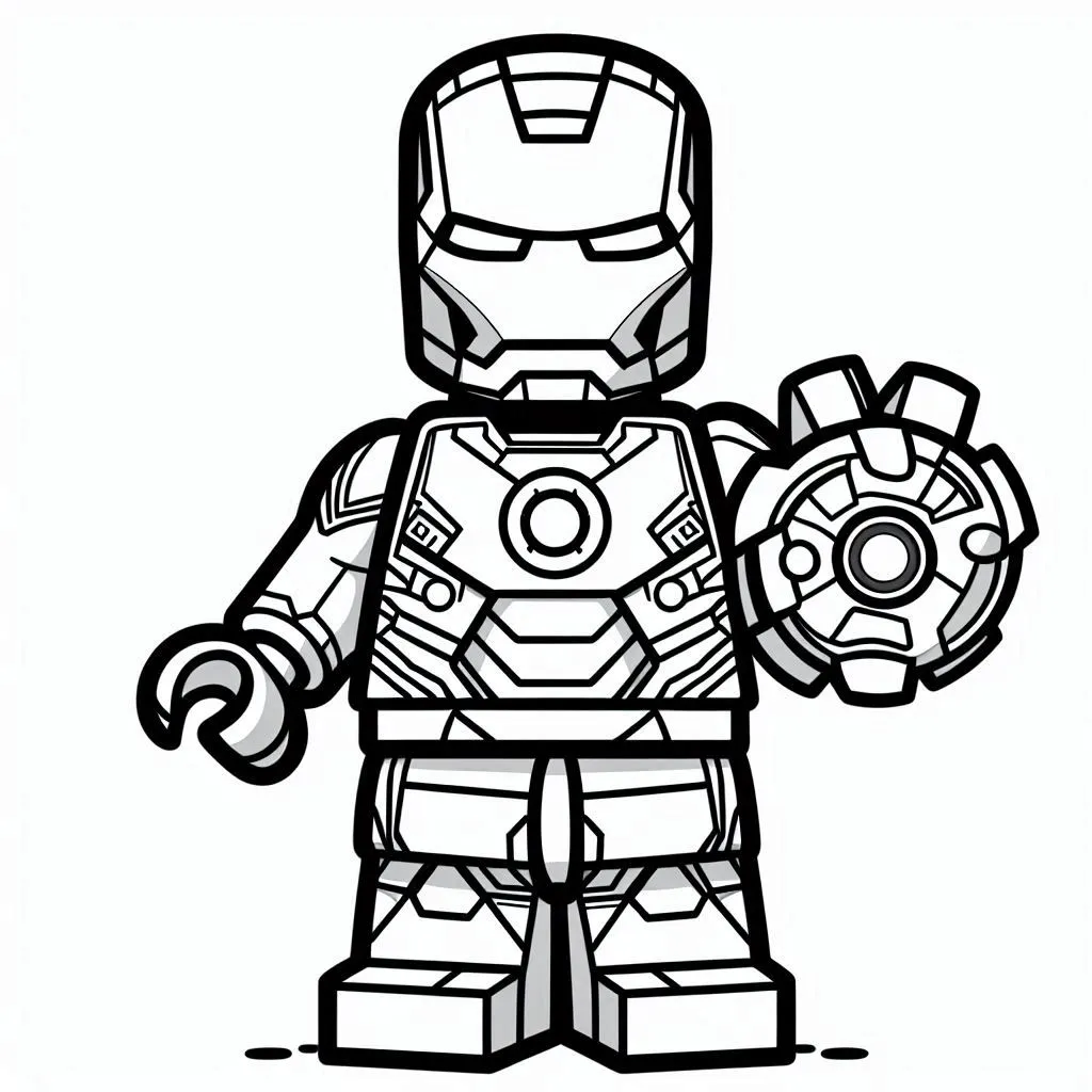 Iron man para colorir (22)