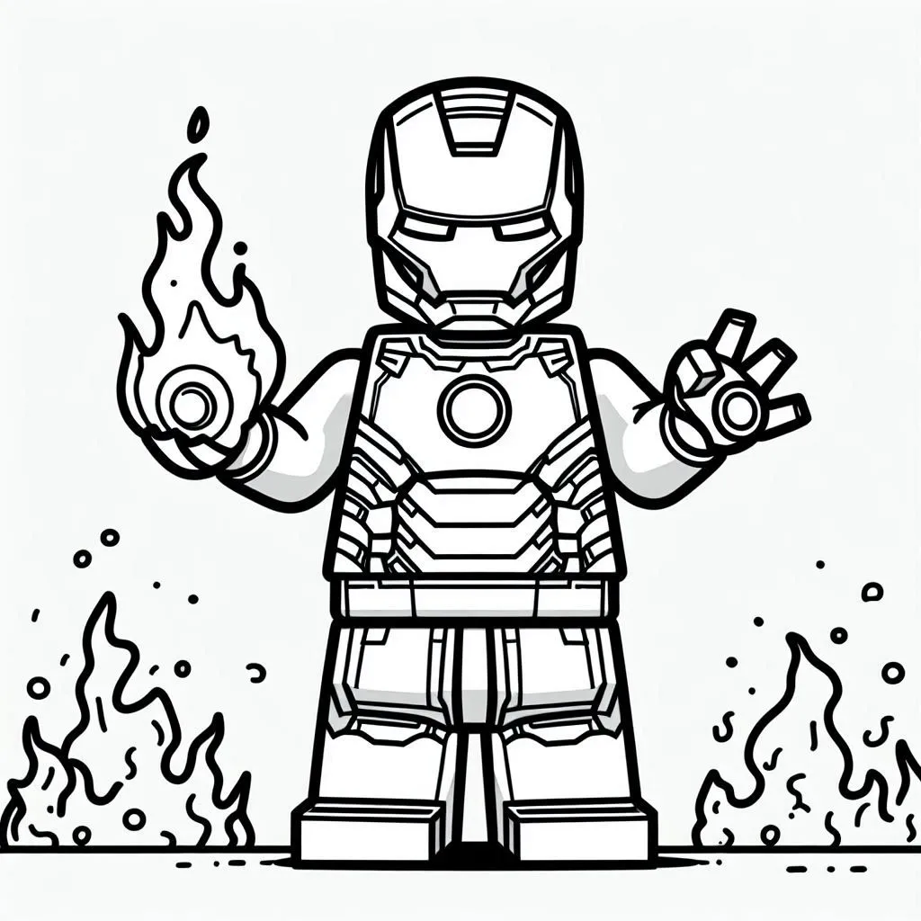 Iron man para colorir (23)