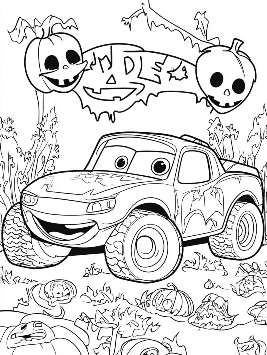 Lightning McQueen para colorir (1)