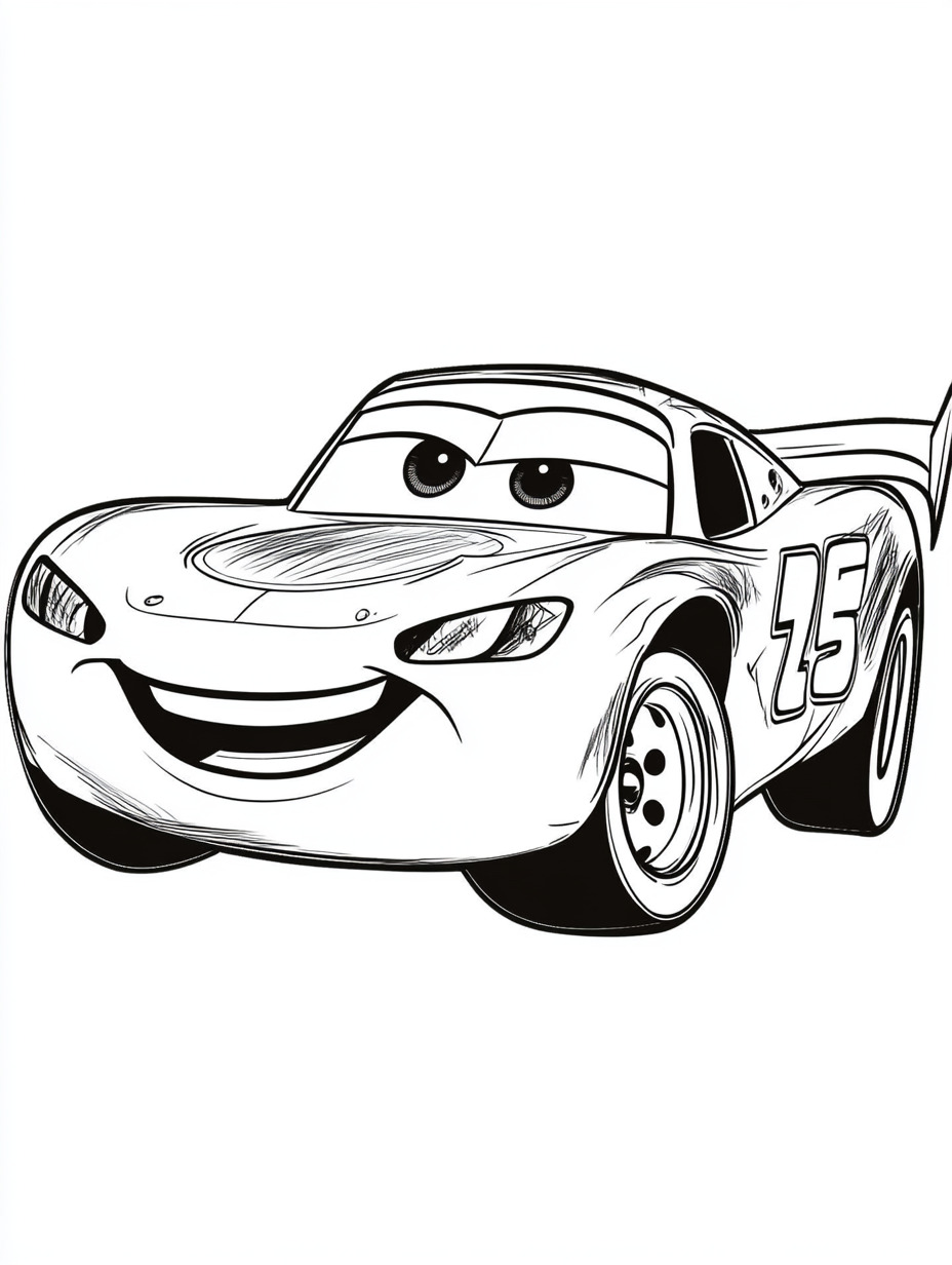 Lightning McQueen para colorir (3)