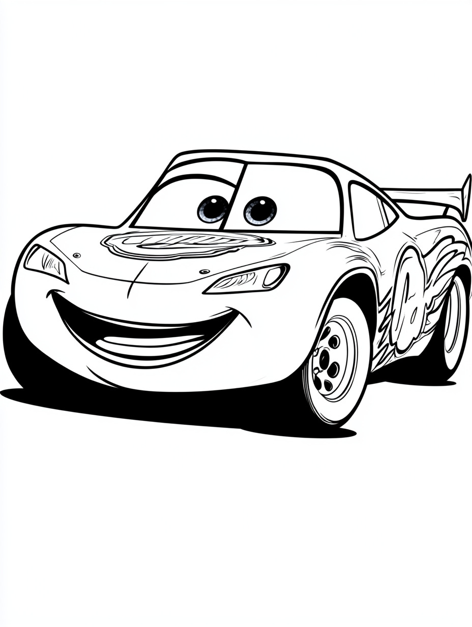 Lightning McQueen para colorir (4)