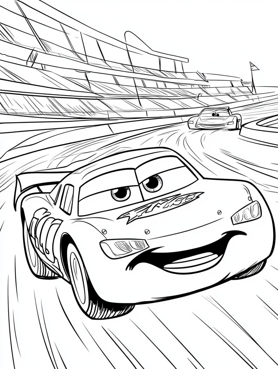 Lightning McQueen para colorir (8)