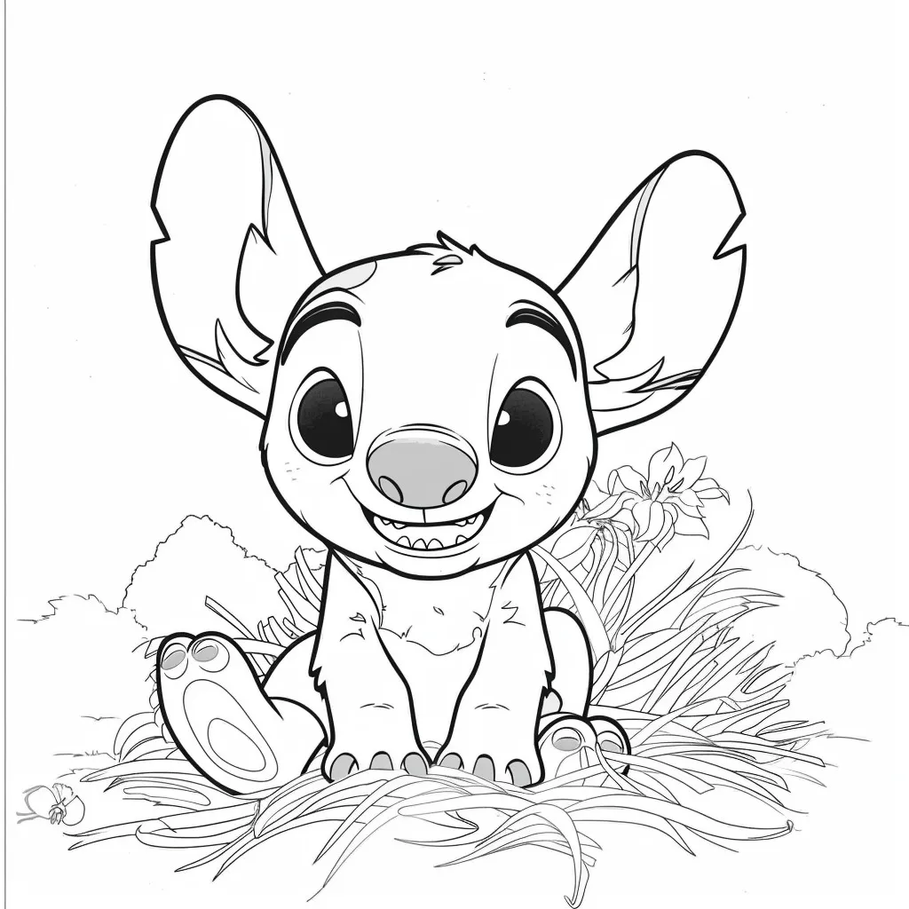 Lilo e Stitch para colorir (12)