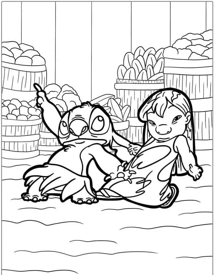 Lilo e Stitch para colorir (18)