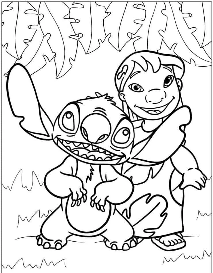 Lilo e Stitch para colorir (21)