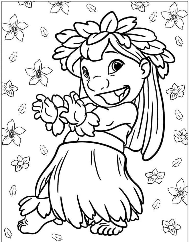 Lilo e Stitch para colorir (22)