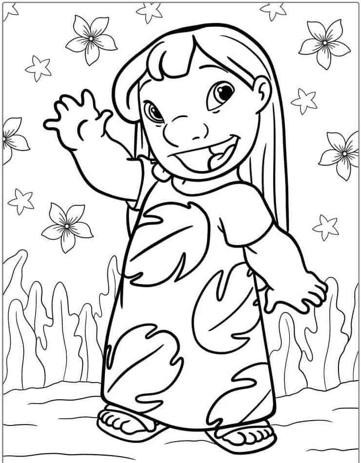 Lilo e Stitch para colorir (26)