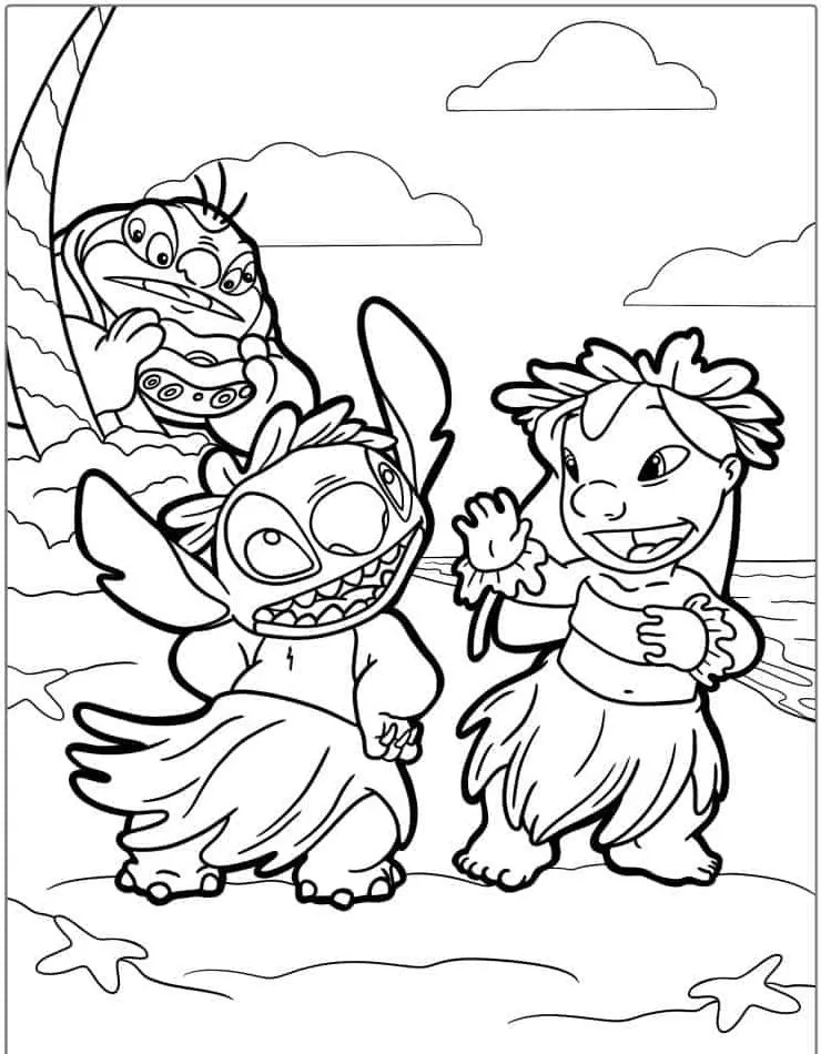 Lilo e Stitch para colorir (36)