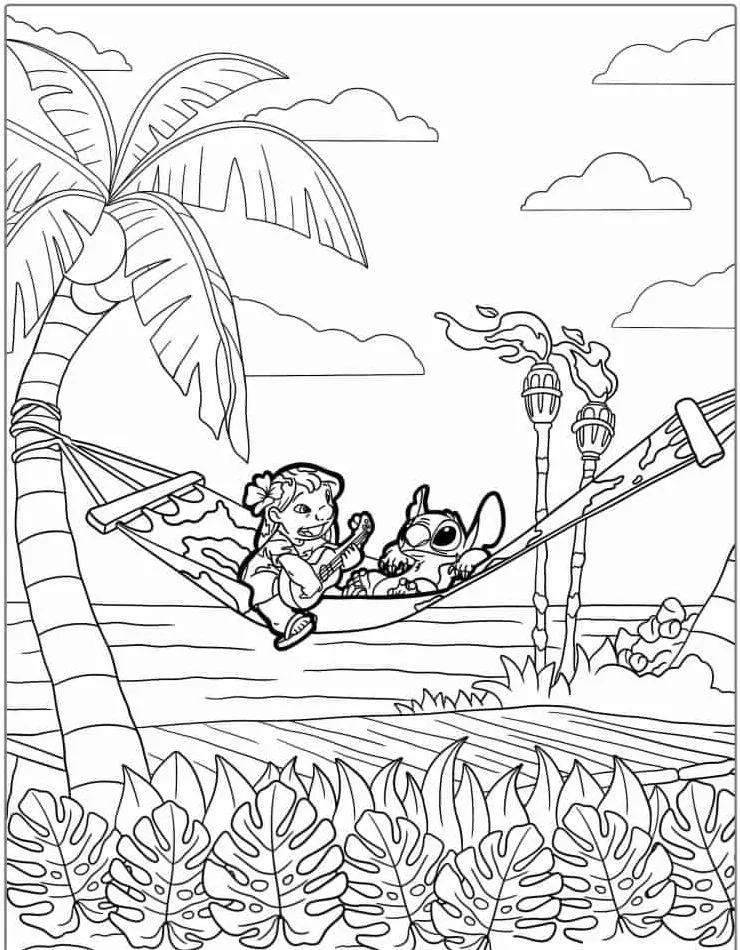 Lilo e Stitch para colorir (37)