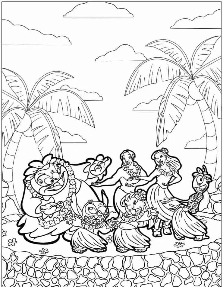 Lilo e Stitch para colorir (38)