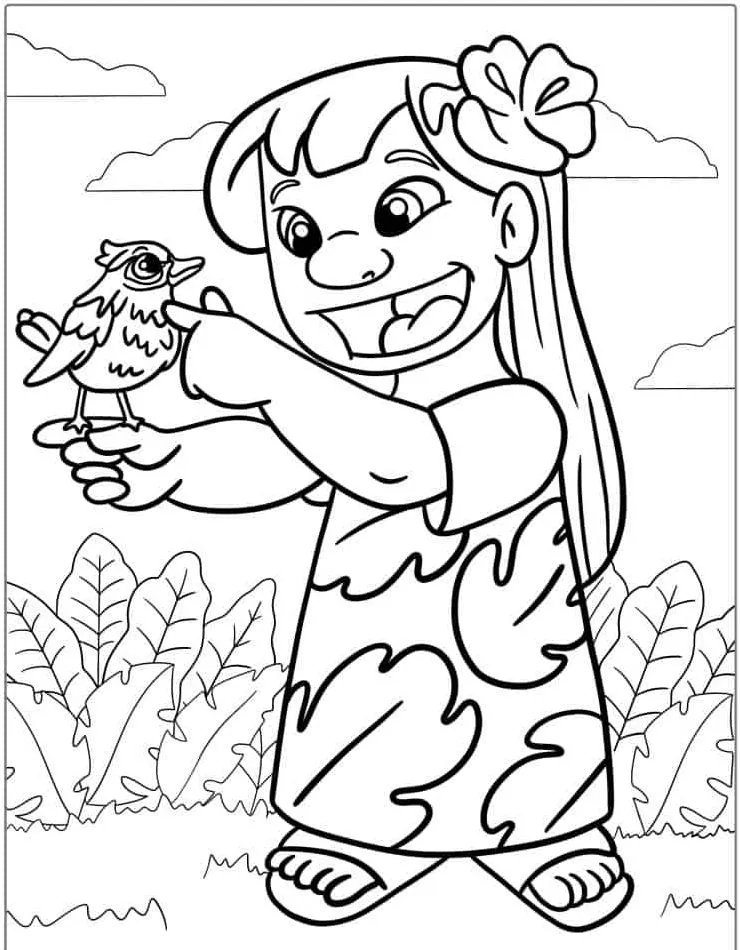 Lilo e Stitch para colorir (40)