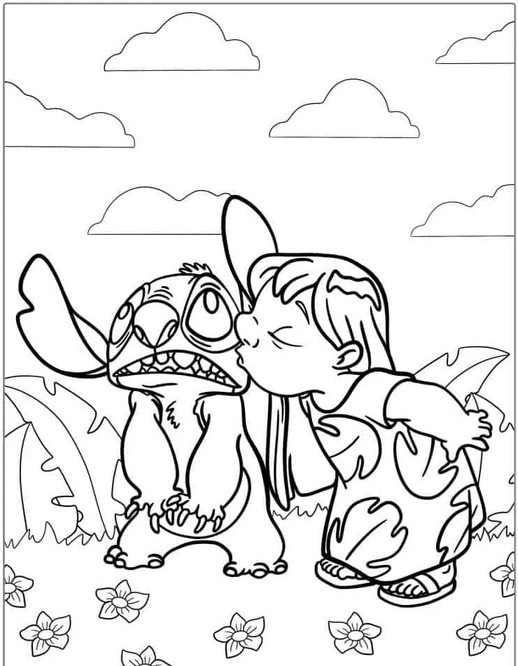 Lilo e Stitch para colorir (41)