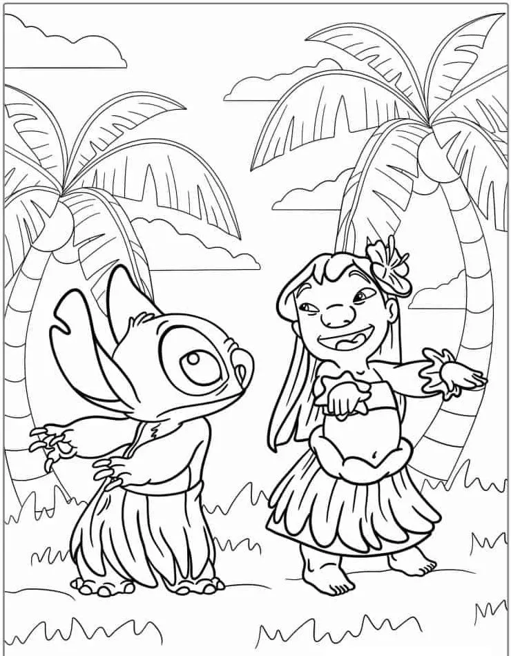 Lilo e Stitch para colorir (42)