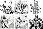 colorir Batman para colorir