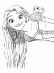 desenho da rapunzel para colorir 64