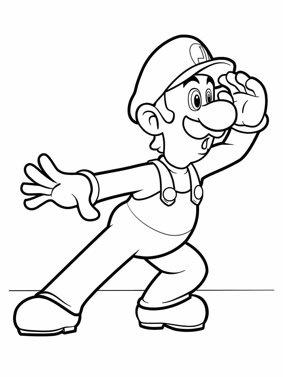 desenho de Luigi para colorir 2