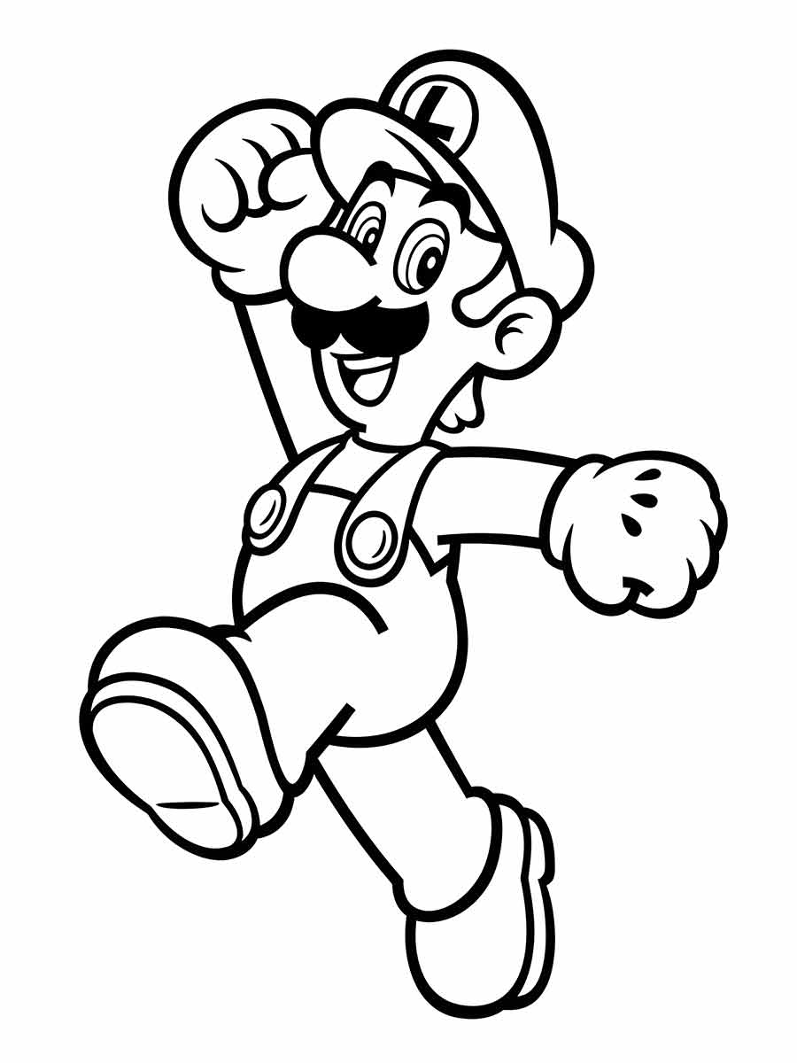 desenho de Luigi para colorir