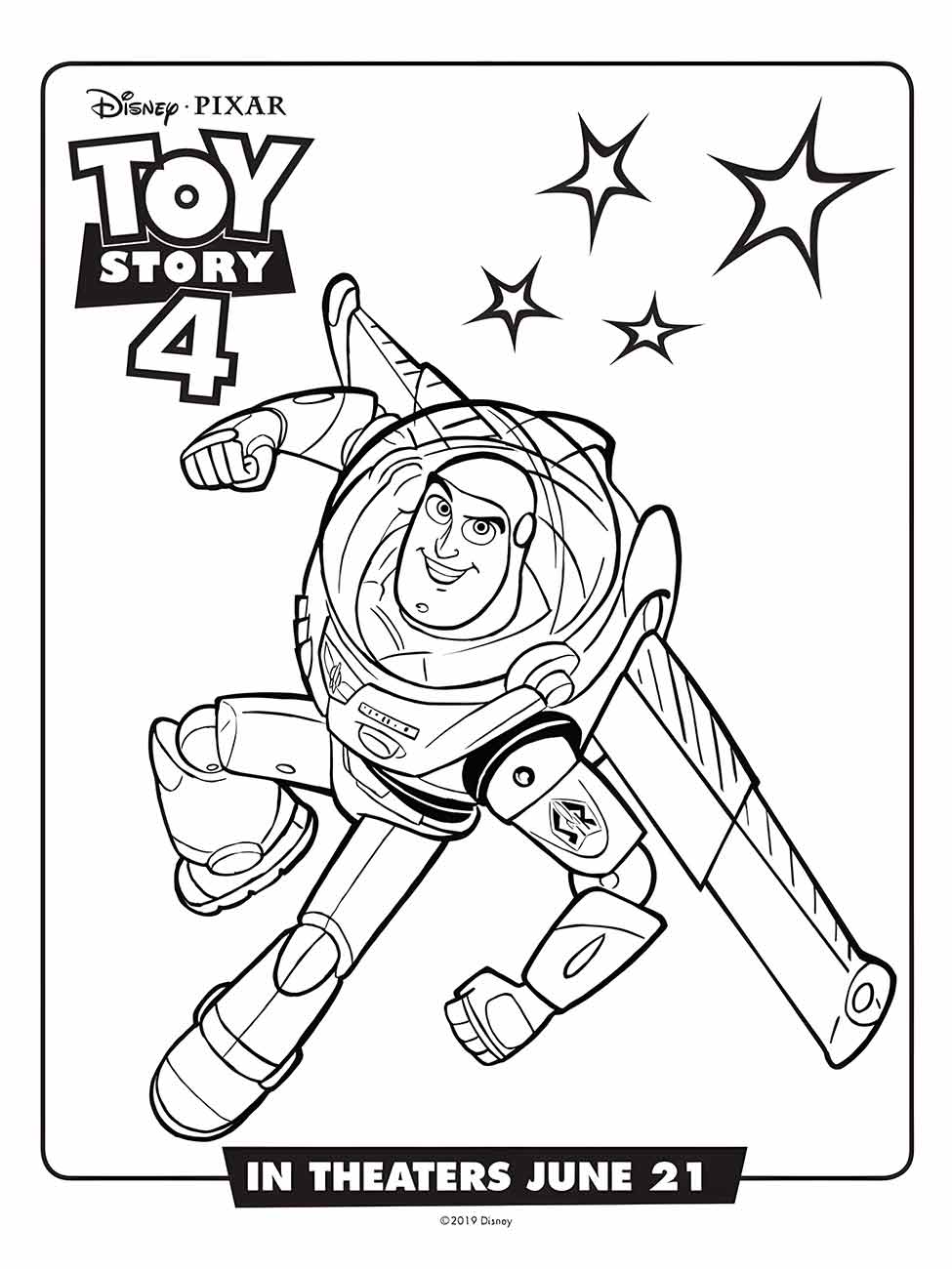 desenho de buzz lightyear para colorir 8