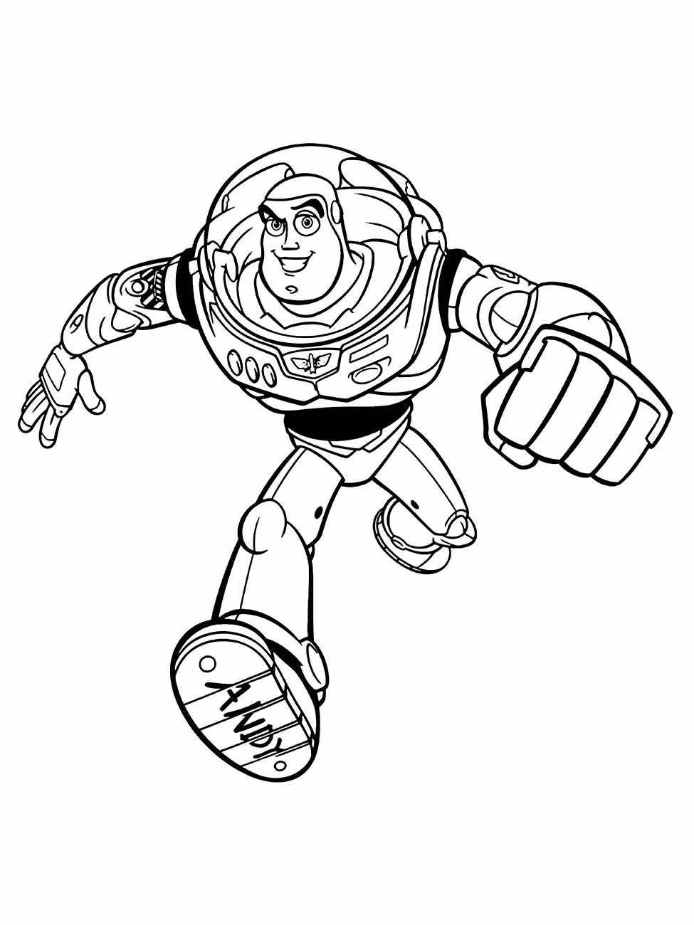 desenho de buzz lightyear para colorir 9