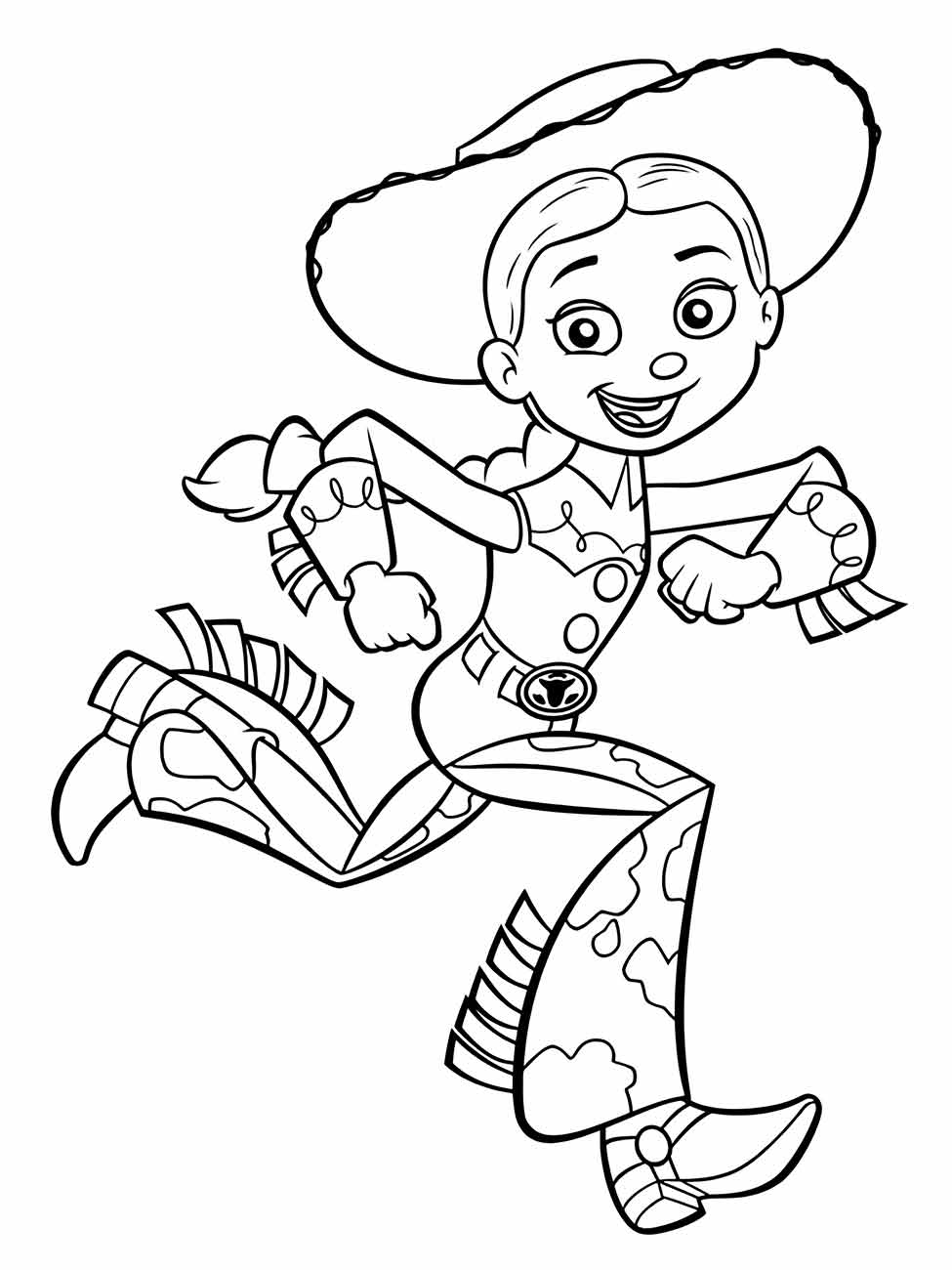 desenho de jessie para colorir 7