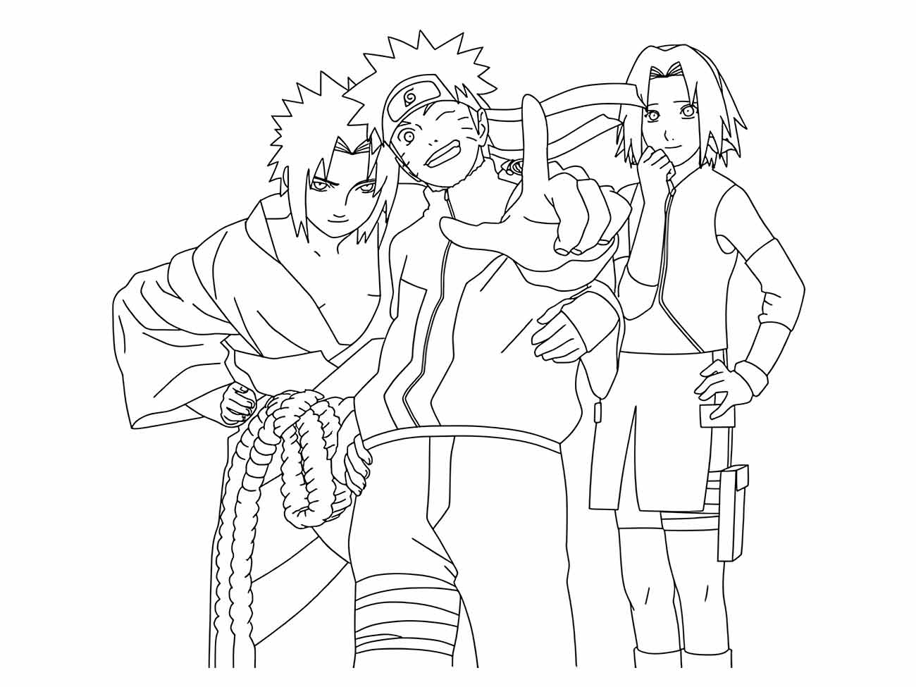 desenho de sasuke para colorir 46