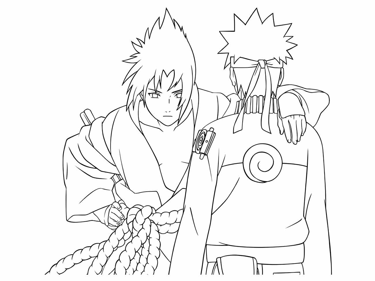 desenho de sasuke para colorir 51