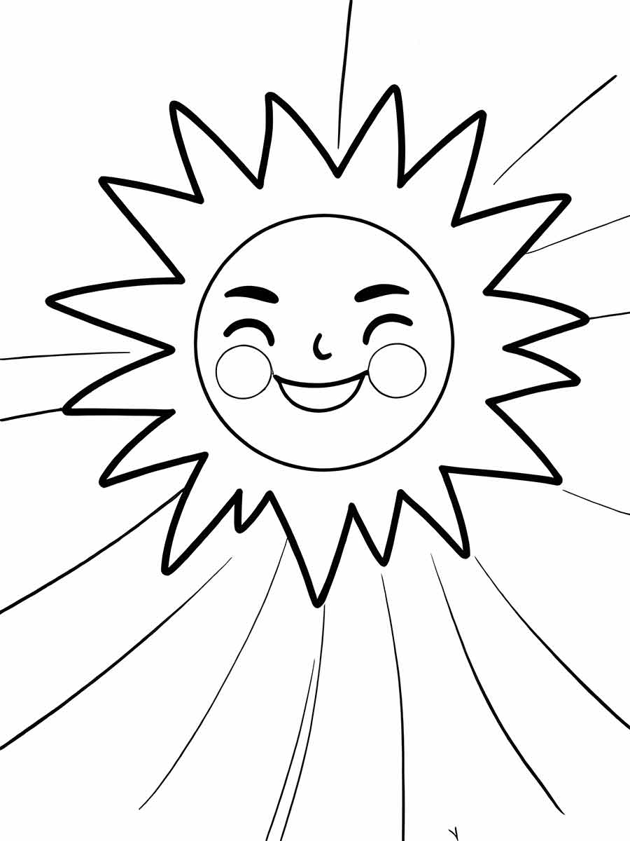 desenho de sol para colorir 31