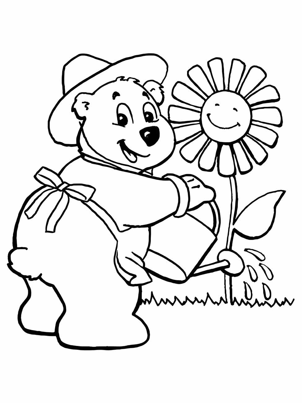 desenho de urso para colorir 14