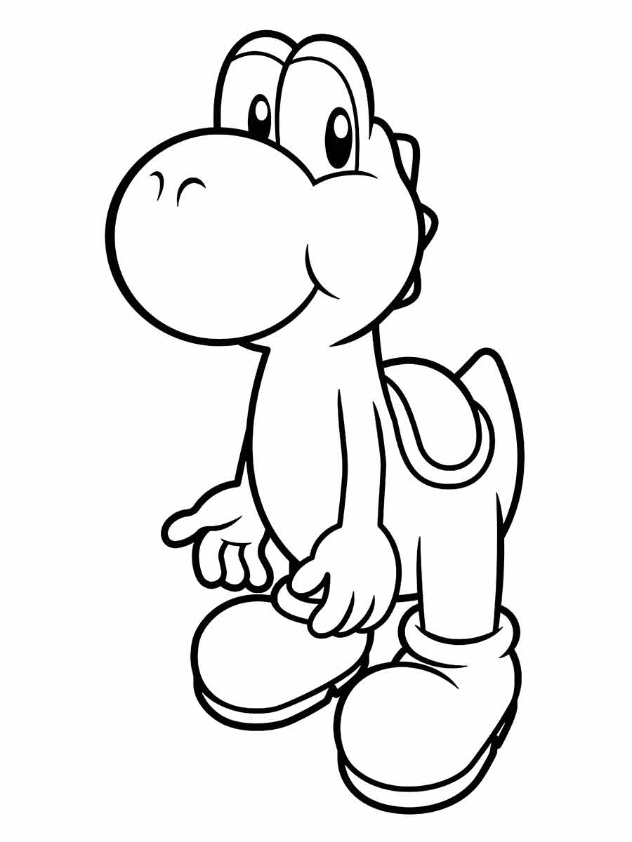 desenho de yoshi para colorir 2