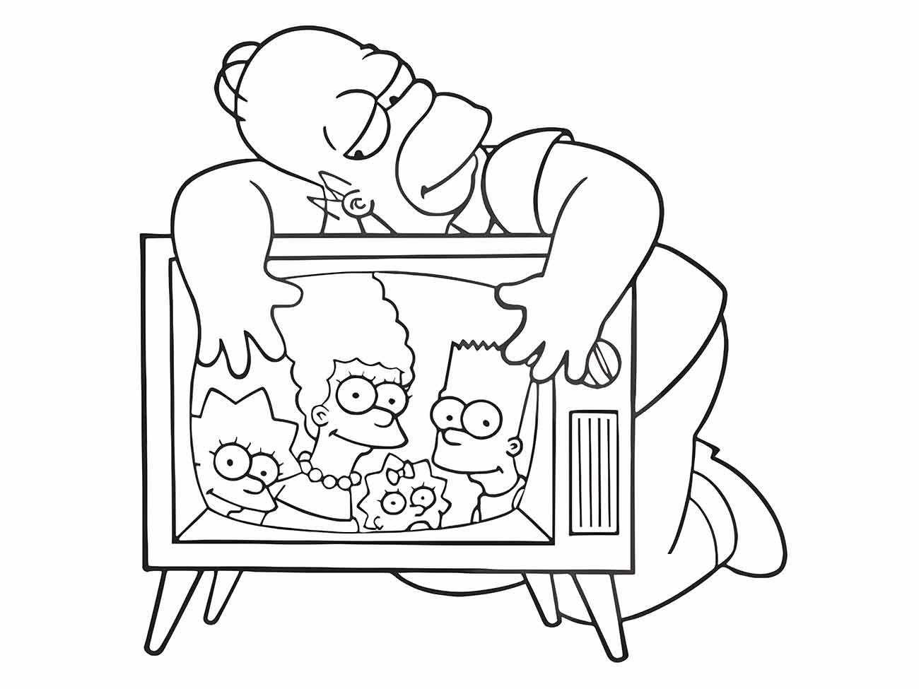 desenho dos simpsons 99