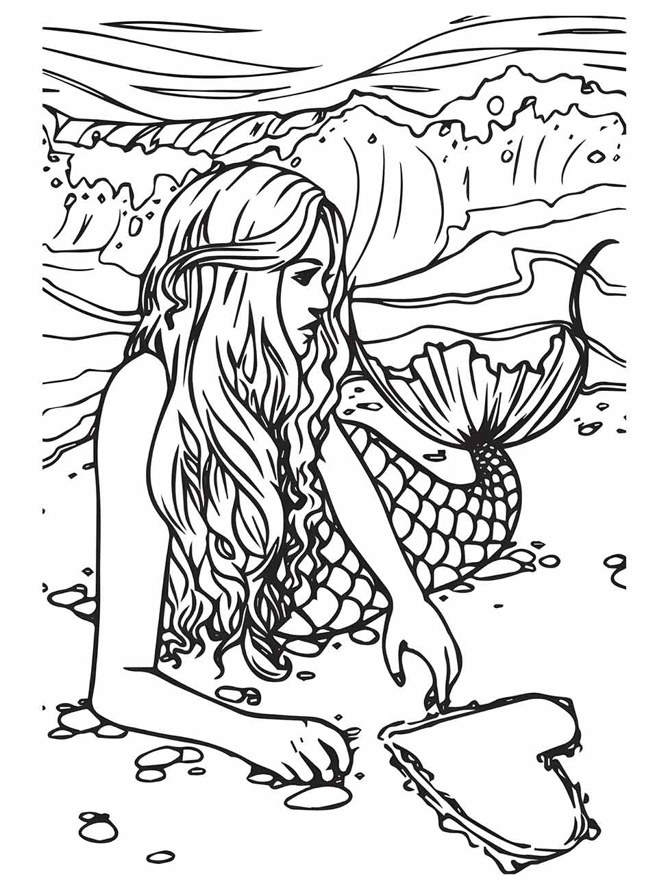 desenho iara para colorir 52