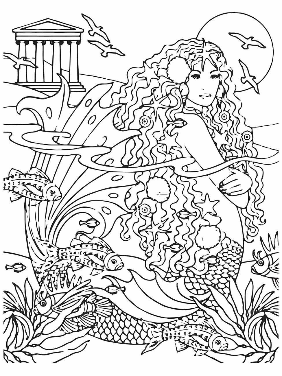 desenho iara para colorir 53