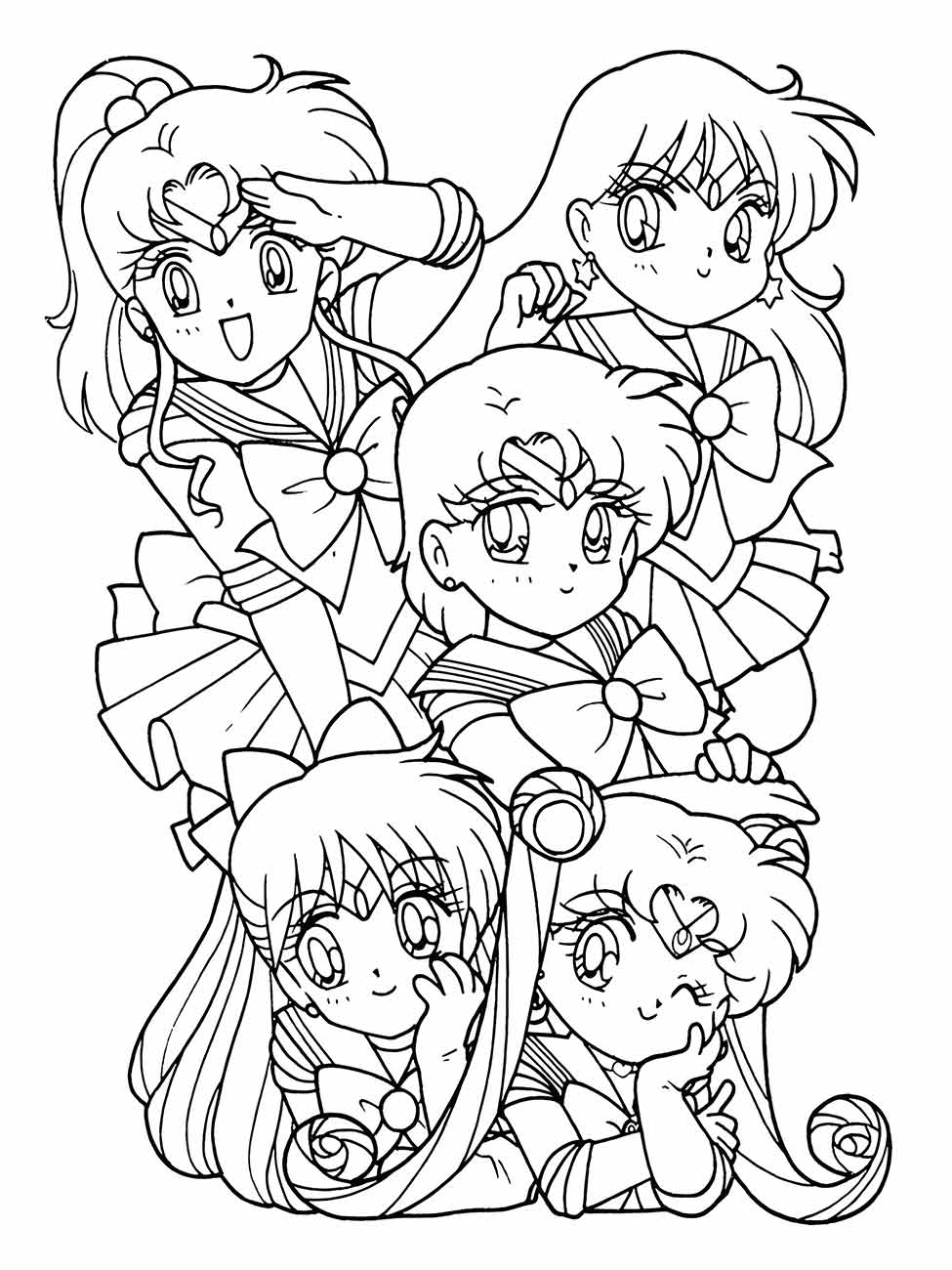 desenho sailor moon para colorir 29