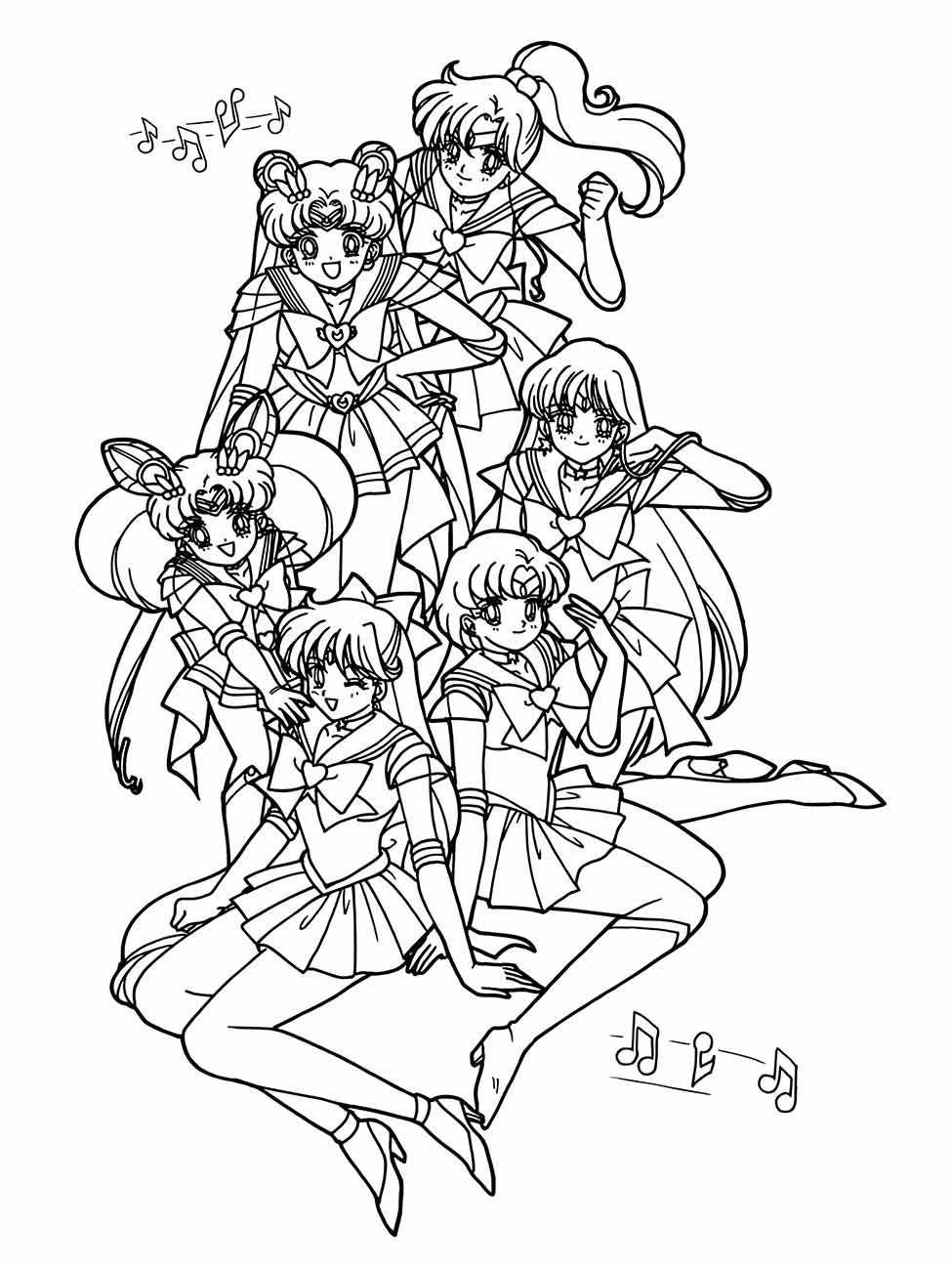 desenho sailor moon para colorir 30