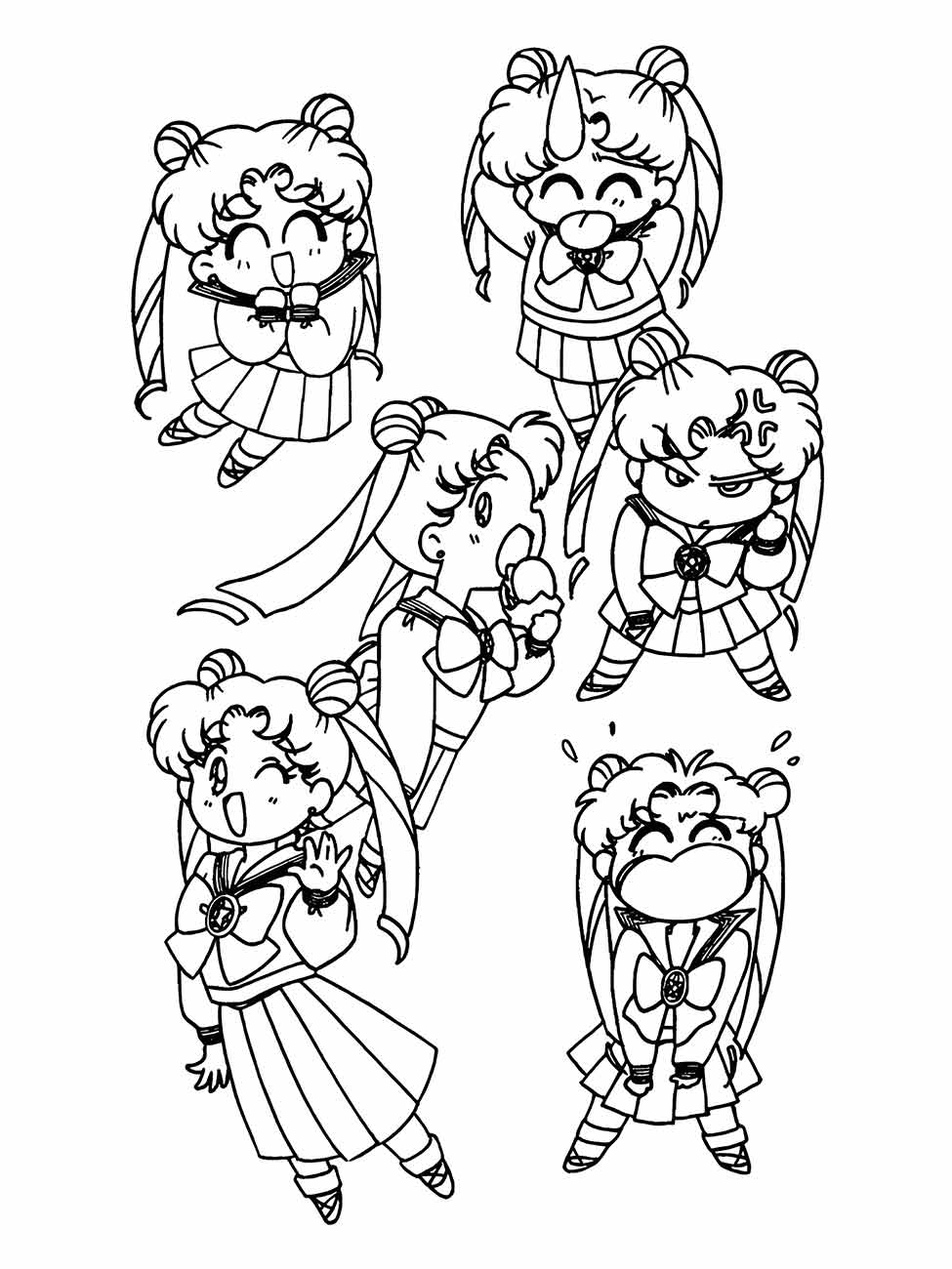 desenho sailor moon para colorir 32