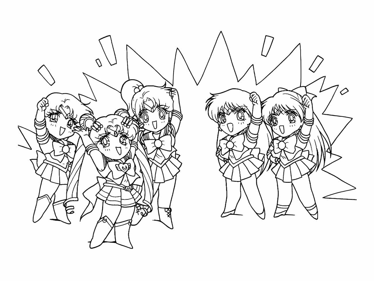 desenho sailor moon para colorir 36