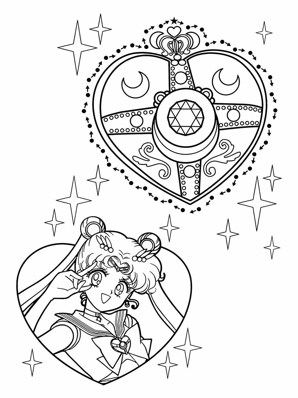 desenho sailor moon para colorir 41